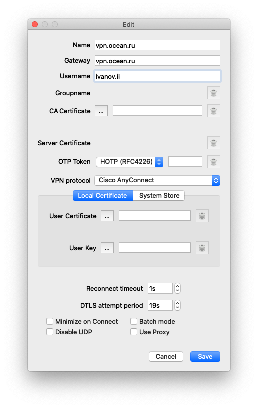 vpn settings